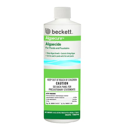 Beckett Beckett Algaecure™ Algaecide for Ponds and Fountains 16 oz. SALG16